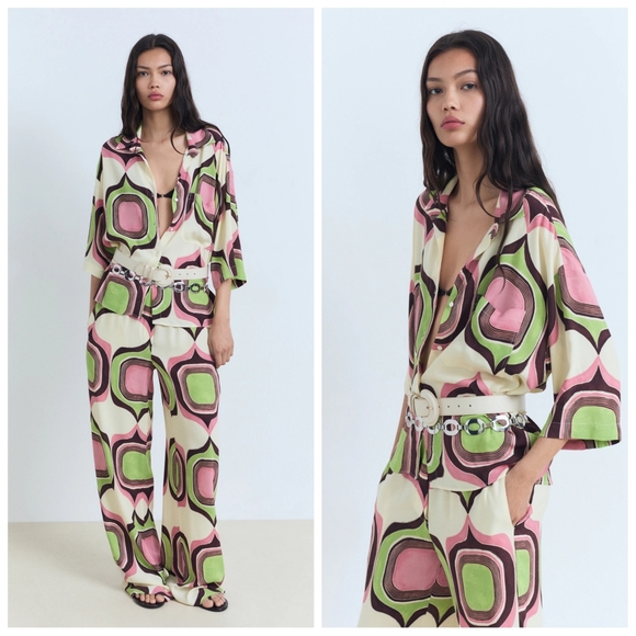 MANGO TOP/PANTS set